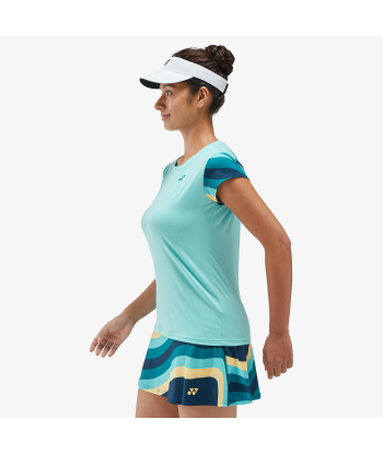 Yonex Women's Crew Neck Shirt 20754 (Cyan) ou a consommer sur place