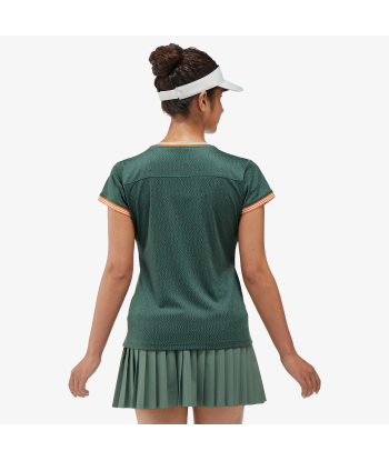 Yonex Women's Crew Neck Shirt 20758 (Olive) est présent 