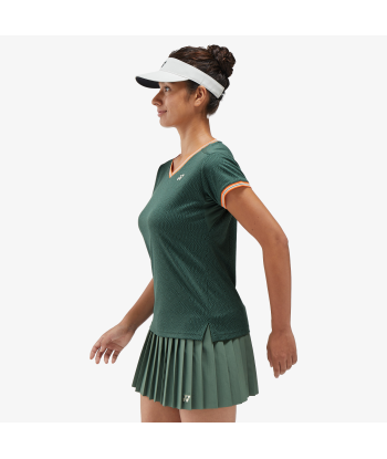 Yonex Women's Crew Neck Shirt 20758 (Olive) est présent 