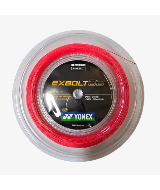 Yonex Exbolt 68 200m Badminton String (Flash Red) Le MVP de beaucoup