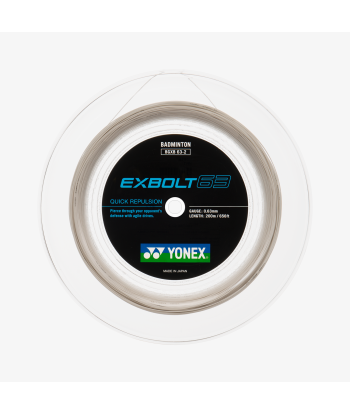 Yonex Exbolt 63 200m Badminton String (Ruby Red) offre 