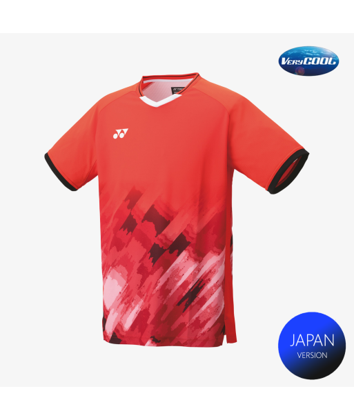 Yonex Men's Game Shirts 10581 (Flash Orange) Les magasins à Paris et en Île-de-France