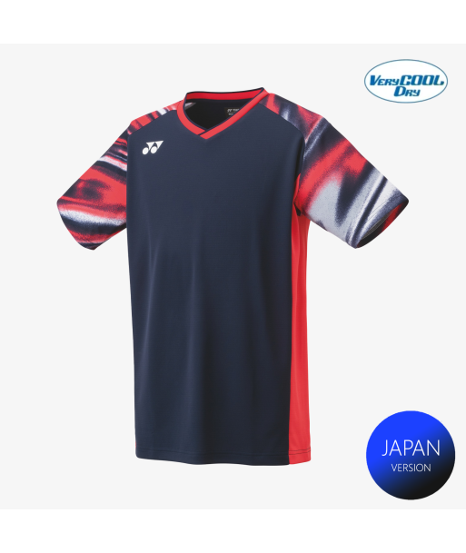 Yonex Men's Game Shirts 10577 (Navy Blue) pas chere