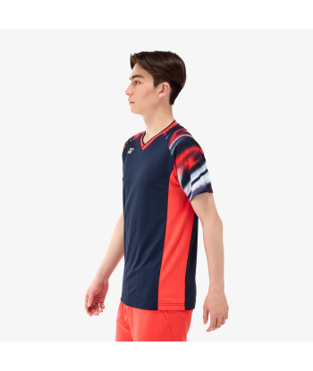 Yonex Men's Game Shirts 10577 (Navy Blue) pas chere