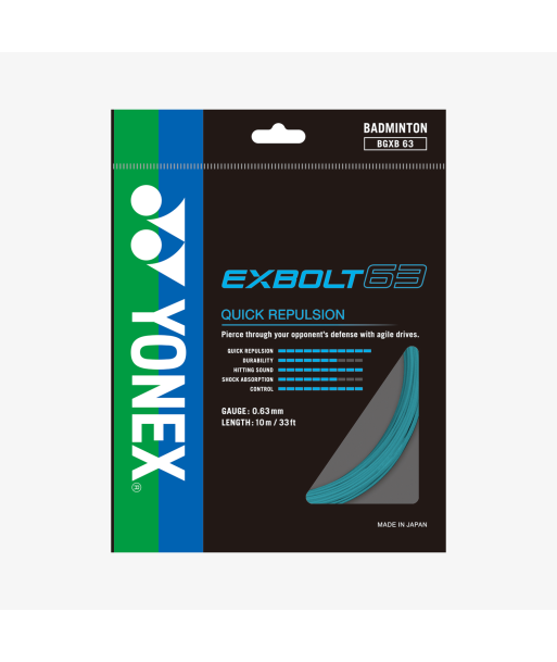 Yonex Exbolt 63 200m Badminton String (Mint) outlet