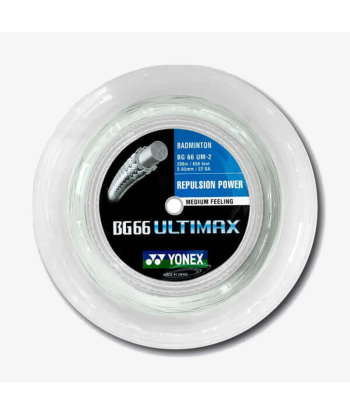 Yonex BG 66 Ultimax 200m Badminton String (Metallic White) l'évolution des habitudes 