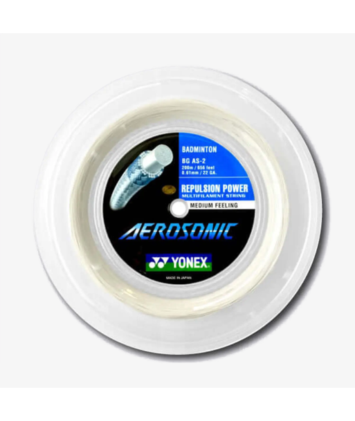 Yonex Aerosonic 200m Badminton String (White) pour bénéficier 