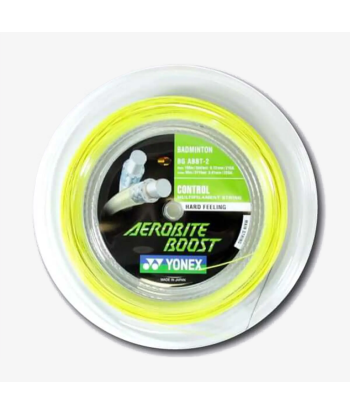 Yonex Aerobite Boost 200m Badminton String (Gray/Yellow) Faites des économies