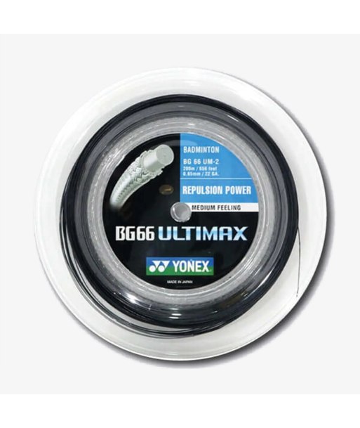 Yonex BG 66 Ultimax 200m Badminton String (Black) À commander