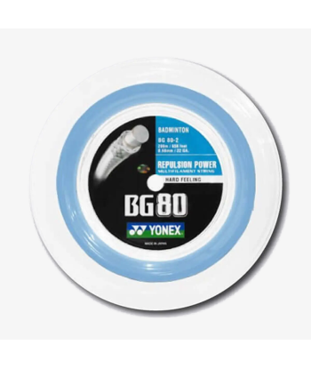 Yonex BG 80 200m Badminton String (Sky Blue) Dans la société mordern