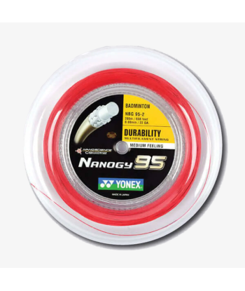 Yonex Nanogy 95 200m Badminton String (Red) le concept de la Pate a emporter 