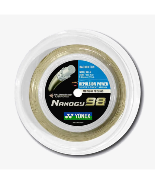 Yonex Nanogy 98 200m Badminton String (Cosmic Gold) ou a consommer sur place