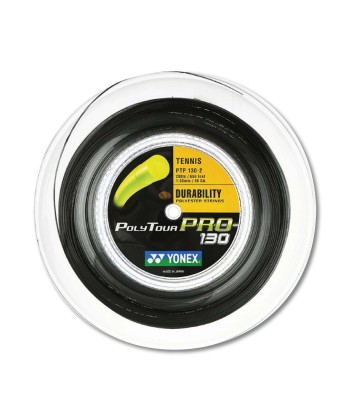 Yonex Polytour Pro 130 / 16 200m Tennis String Reel (Graphite) livraison et retour toujours gratuits