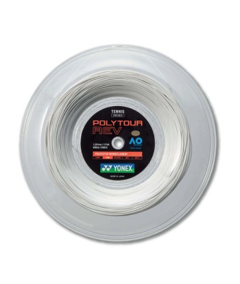 Yonex Polytour Rev 120 / 17 200m Tennis String Reel (White) Toutes les collections ici