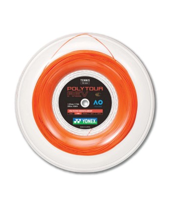 Yonex Polytour Rev 120 / 17 200m Tennis String Reel (Bright Orange) france