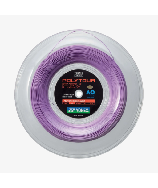 Yonex Polytour Rev 125 / 16L 200m Tennis String Reel (Purple) acheter en ligne