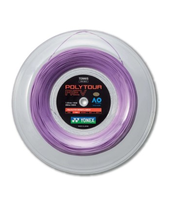 Yonex Polytour Rev 130 / 16 200m Tennis String Reel (Purple) les ligaments