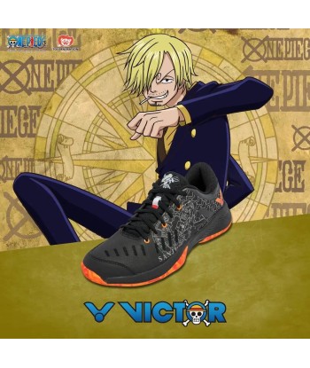 Victor x One Piece Sanji Shoes (A-OPS) Black Dans la société mordern