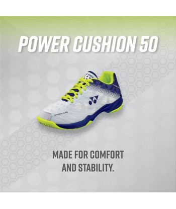 Yonex Power Cushion 50 (White/Blue) pas cher chine