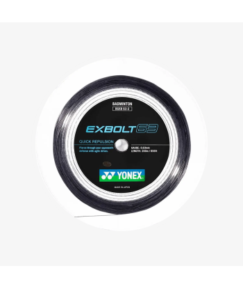 Yonex Exbolt 63 200m Badminton String (Black) rembourrage situé sous