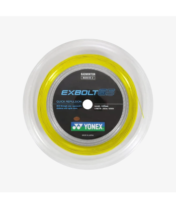 Yonex Exbolt 65 200m Badminton String (Yellow) paiement sécurisé