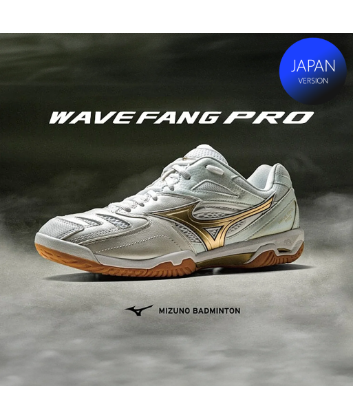 Mizuno Wave Fang Pro (White/Gold)-PRE-ORDER Pour