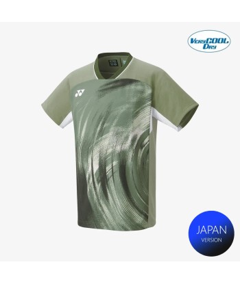 Yonex Men's Crew Neck Tournament Shirt 10568LOL (Light Olive) Par le système avancé 