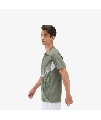 Yonex Men's Crew Neck Tournament Shirt 10568LOL (Light Olive) Par le système avancé 