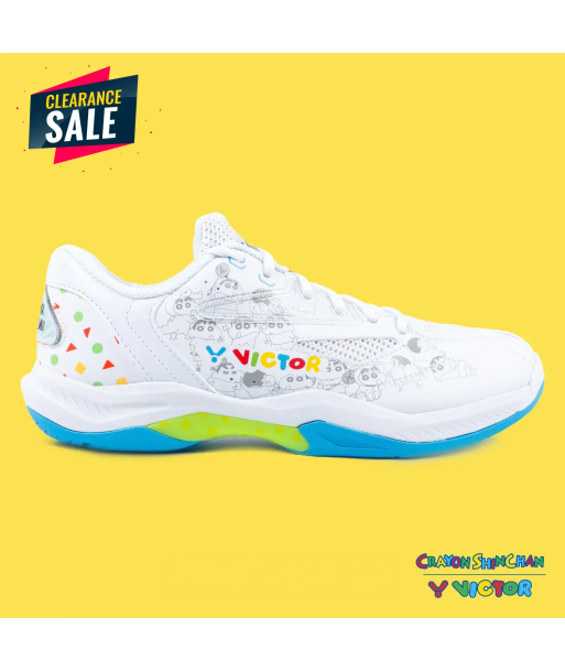 Victor x Crayon Shin Chan Court Shoes A39CS A (Bright White) votre restaurant rapide dans 