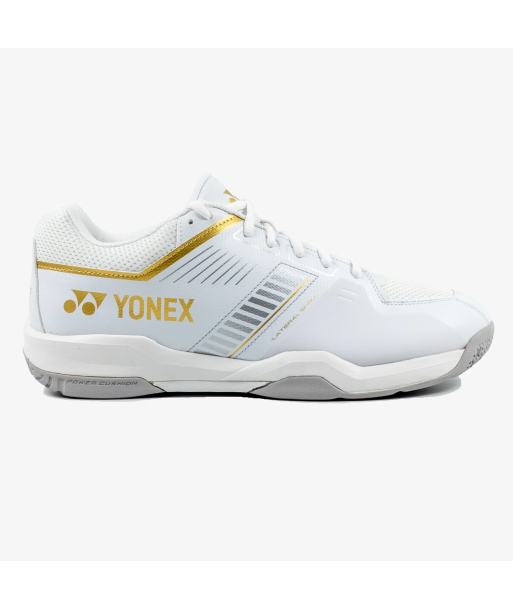 Yonex Strider Wide (White/Gold) Court Shoe solde