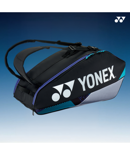 Yonex BAG92426BKS (Black/Silver) 6pk Pro Badminton Tennis Racket Bag pour bénéficier 