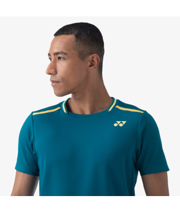 Yonex Men's Crew Neck Shirts 10559 (Blue Green) Comparez et commandez 