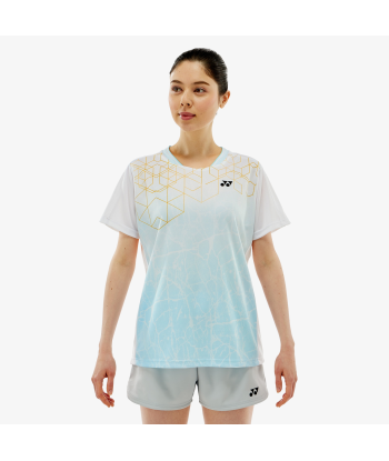 Yonex Women's Crew Neck Tournament Shirts 20814 (White) 2024