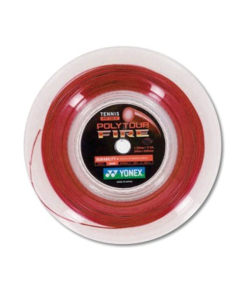 Yonex Polytour Fire 120 / 17 200m Tennis String Reel (Red) plus qu'un jeu 