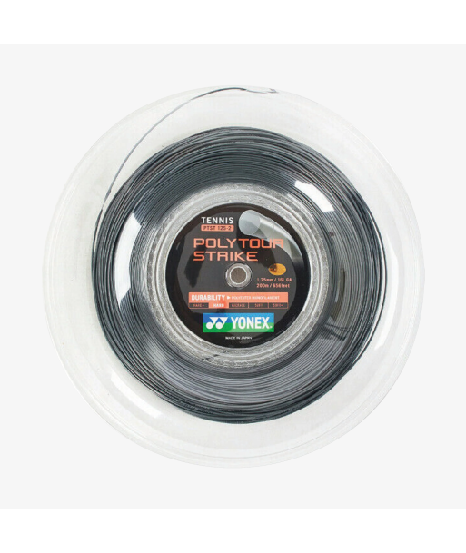 Yonex Polytour Pro 125 / 16L 200m Tennis String Reel (Iron Gray) en ligne des produits 