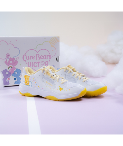 Victor x Care Bears Court Shoes A-CBC AE (White/Bright Yellow) Jusqu'à 80% De Réduction