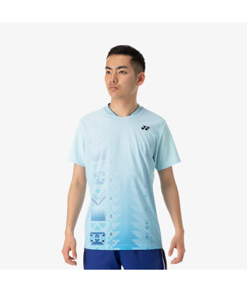 Yonex Unisex Game Shirts 10609 (Aqua Blue) brillant des détails fins