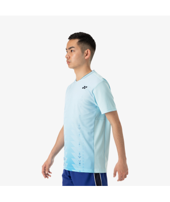 Yonex Unisex Game Shirts 10609 (Aqua Blue) brillant des détails fins