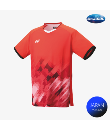 Yonex Men's Game Shirts 10581 (Flash Orange) chez Cornerstreet bien 