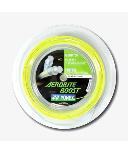 Yonex Aerobite Boost 200m Badminton String (Gray/Yellow) Venez découvrir notre 