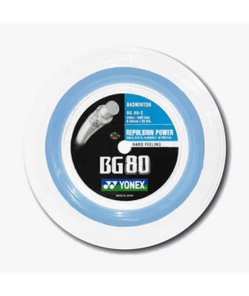 Yonex BG 80 200m Badminton String (Sky Blue) vous aussi creer 