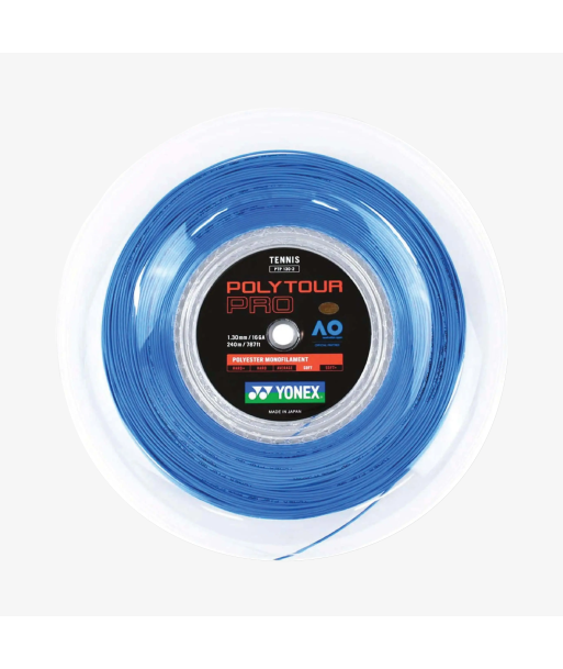 Yonex Polytour Pro 130 / 16 200m Tennis String Reel (Blue) de l' environnement