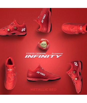 Yonex Power Cushion Infinity Metallic Red Men's Shoe Jusqu'à 80% De Réduction