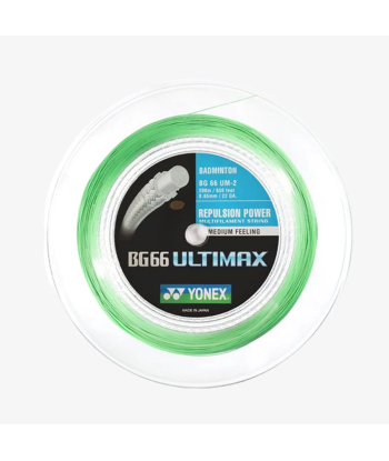 Yonex BG 66 Ultimax 200m Badminton String (Pastel Green) livraison et retour toujours gratuits