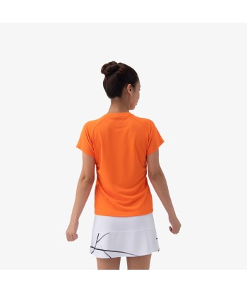 Yonex Women's Crew Neck Tournament Shirt 20771BOR (Bright Orange) en linge