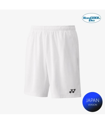 Yonex Men's Knit Shorts 15189 (White) en stock