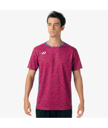 Yonex Men's Very Cool Dry Shirts 10613 (Grape) Paris Déstockage Promo