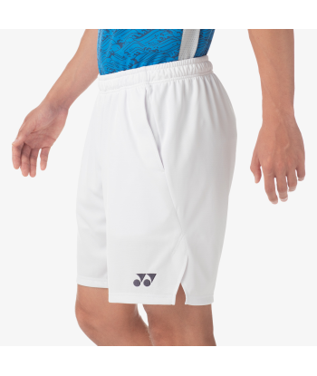 Yonex Men's Knit Shorts 15189 (White) en stock