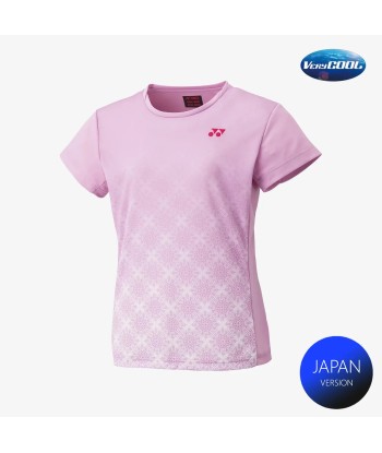 Yonex Women's Crew Neck Tournament Shirts 20738 (Mist Pink) 50% de réduction en Octobre 2024