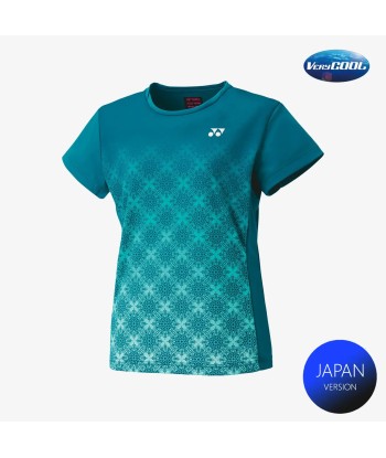 Yonex Women's Crew Neck Tournament Shirts 20738 (Teal Blue) en ligne des produits 